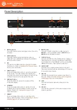 Предварительный просмотр 9 страницы Pando Atlona Omega AT-OME-ST31A Manual