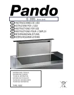 Pando E-300 Instructions For Use Manual preview