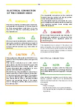 Preview for 23 page of Pando E-320 Installation, Use And Maintenance Instruction