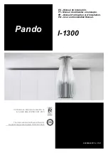 Предварительный просмотр 1 страницы Pando I-1300 User And Installation Manual