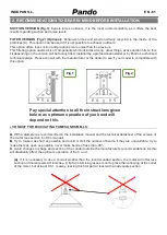 Предварительный просмотр 61 страницы Pando INOXPAN S.L User And Installation Manual