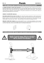 Предварительный просмотр 64 страницы Pando INOXPAN S.L User And Installation Manual