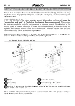 Предварительный просмотр 66 страницы Pando INOXPAN S.L User And Installation Manual