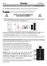 Предварительный просмотр 84 страницы Pando INOXPAN S.L User And Installation Manual