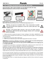 Предварительный просмотр 93 страницы Pando INOXPAN S.L User And Installation Manual