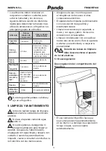 Предварительный просмотр 21 страницы Pando PFBI FRIGO User Manual