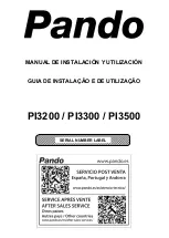 Preview for 1 page of Pando PI3200 Instructions Of Use