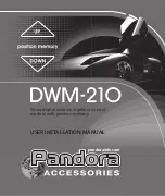 Preview for 1 page of Pandora DWM-210 User & Installation Manual