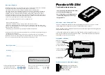 Предварительный просмотр 1 страницы Pandora VS-23d Quick Start Manual