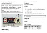 Предварительный просмотр 2 страницы P&P POWER ATTENUATOR 100 User Manual