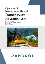 Предварительный просмотр 1 страницы PANDROL Rosenqvist SL400 Operation And Maintenance Manual