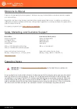 Предварительный просмотр 3 страницы Panduit Atlona AT-DISP-CTRL User Manual