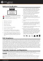 Preview for 4 page of Panduit ATLONA AT-HDR-CAT-4EDLA Manual