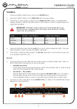 Preview for 4 page of Panduit ATLONA AT-HDR-CAT-8 Installation Manual