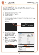 Preview for 4 page of Panduit Atlona AT-HDR-EX-70-2PS Installation Manual