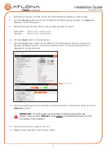 Preview for 7 page of Panduit Atlona AT-HDR-EX-70-2PS Installation Manual
