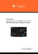 Panduit Atlona AT-HDVS-200-TX Manual preview