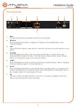 Предварительный просмотр 2 страницы Panduit Atlona AT-OME-RX31 Installation Manual