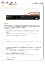 Предварительный просмотр 11 страницы Panduit Atlona AT-OME-RX31 Installation Manual