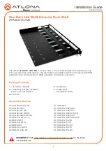 Panduit ATLONA AT-RACK-1RU-ME Installation Manual предпросмотр