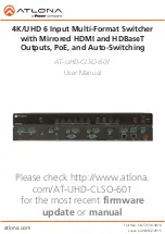 Panduit ATLONA AT-UHD-CLSO-601 User Manual preview