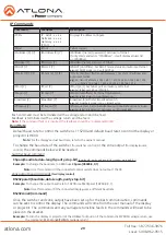 Preview for 29 page of Panduit ATLONA AT-UHD-CLSO-601 User Manual