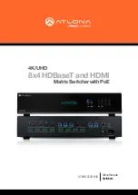 Panduit Atlona AT-UHD-CLSO-840 Manual предпросмотр