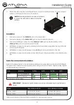 Предварительный просмотр 4 страницы Panduit Atlona AT-UHD-EX-70C-RX Installation Manual