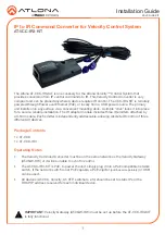 Предварительный просмотр 1 страницы Panduit ATLONA AT-VCC-IR3-KIT Installation Manual