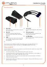 Предварительный просмотр 2 страницы Panduit ATLONA AT-VCC-IR3-KIT Installation Manual