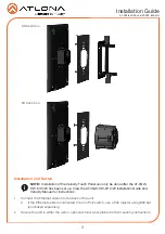 Preview for 3 page of Panduit ATLONA AT-VSP-800-BL Installation Manual