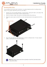 Preview for 8 page of Panduit ATLONA HDR-EX-70-2PS Installation Manual