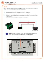 Предварительный просмотр 3 страницы Panduit Atlona Omega AT-OME-EX-TX-WP-E Series Installation Manual