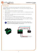 Предварительный просмотр 3 страницы Panduit Atlona Omega AT-OME-EX-TX Installation Manual