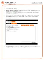 Предварительный просмотр 9 страницы Panduit Atlona Omega AT-OME-EX-TX Installation Manual