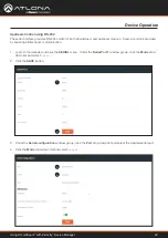 Preview for 42 page of Panduit ATLONA OmniStream 101 Manual