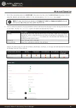 Preview for 89 page of Panduit ATLONA OmniStream 101 Manual