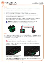 Предварительный просмотр 6 страницы Panduit Atlona OmniStream 121 Installation Manual