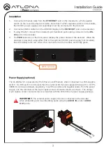 Предварительный просмотр 3 страницы Panduit Atlona OmniStream AT-OMNI-121 Installation Manual