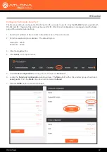 Предварительный просмотр 42 страницы Panduit Atlona OmniStream AT-OMNI-311 Solutions Setup And Configuration Manual