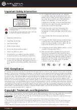 Предварительный просмотр 4 страницы Panduit Atlona OmniStream AT-OMNI-512 Manual