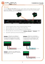 Предварительный просмотр 6 страницы Panduit ATLONA Opus AT-OPUS-RX41 Installation Manual