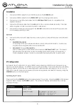 Preview for 5 page of Panduit Atlona UHD-CAT-4 Installation Manual