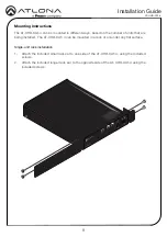 Preview for 8 page of Panduit Atlona UHD-CAT-4 Installation Manual