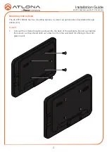 Preview for 2 page of Panduit ATLONA Velocity AT-VTP-1000VL-BL Installation Manual