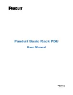 Panduit Basic Rack PDU User Manual preview