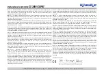 Предварительный просмотр 18 страницы Panduit BlackFin CT-3001/STBT Instruction Manual