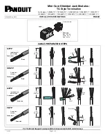 Panduit CJSK6X88TG Series Installation Instructions предпросмотр