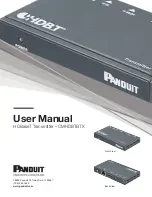 Panduit CMHDBTBTX User Manual preview