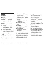 Предварительный просмотр 2 страницы Panduit CT-1000 Operation & Instruction Manual